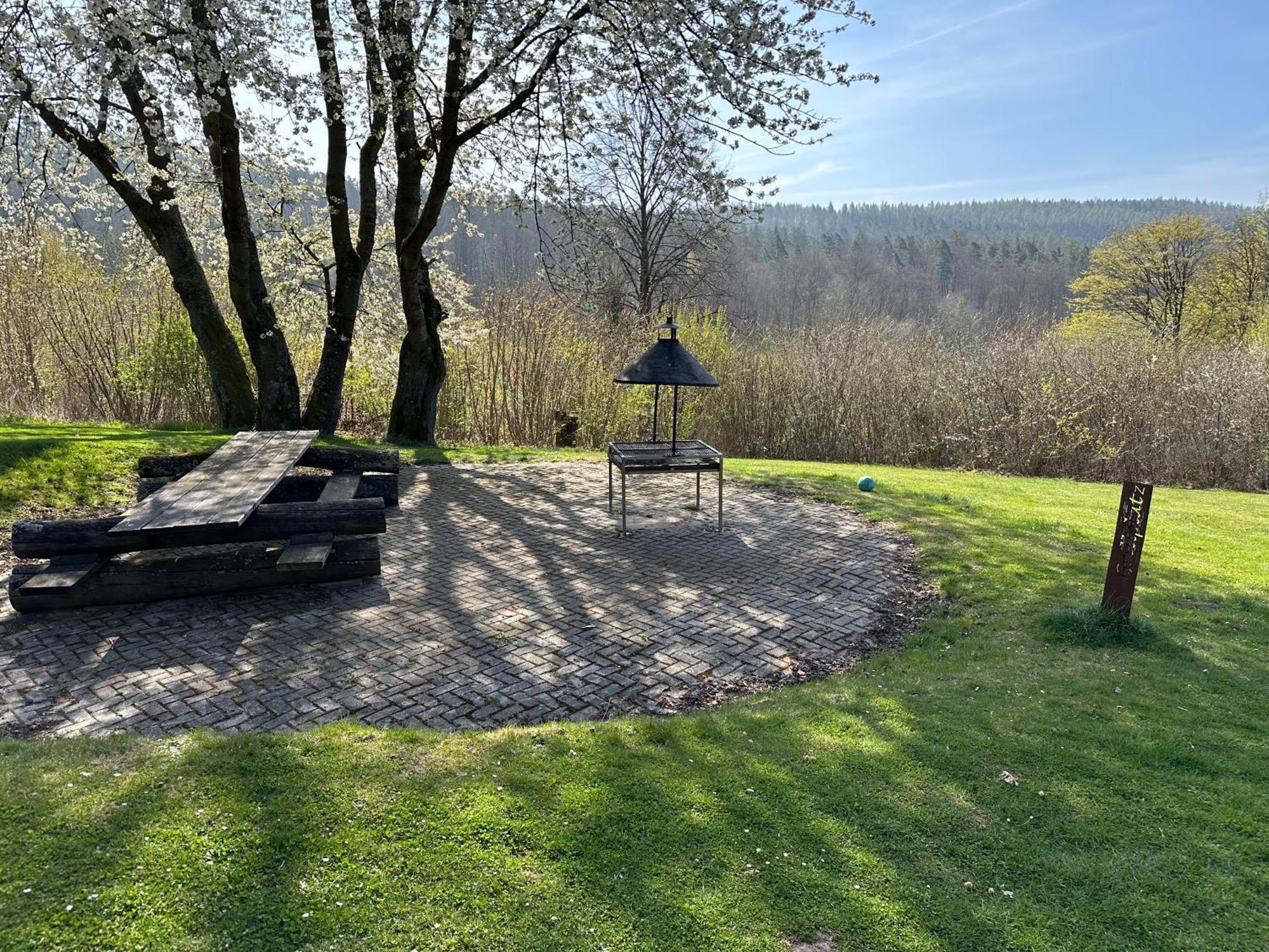 Gemütliches Ferienhaus in ruhiger Lage Ronshausen Hessen Exterior foto